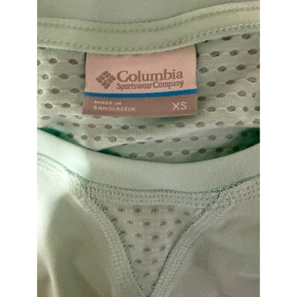 Women's Columbia Long Sleeve Shirt XS Green - Picture 3 of 5